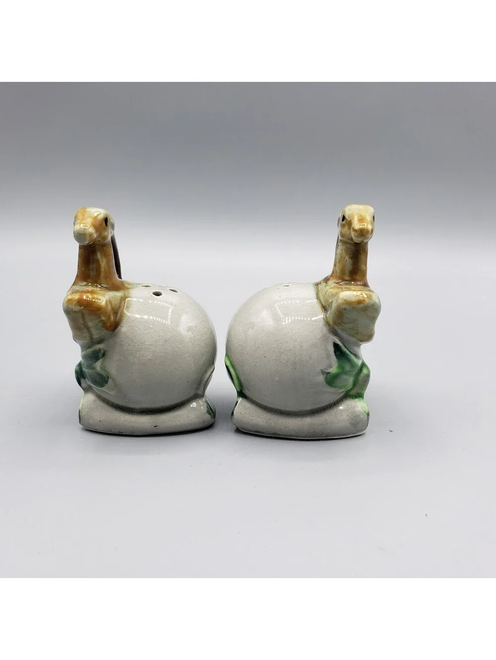 Vintage Thames Gazelle Salt & Pepper Shakers Porcelain Pair Kitchen Deer